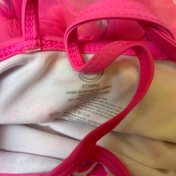 Wonder Nation Mermaid Tutu Swimsuit 3T - Picture 2 of 3